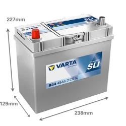 Bateria Varta B34 SLI 45Ah