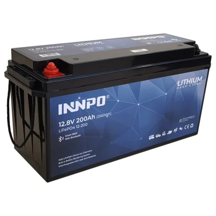 Bateria de lítio LiFePO4 12.8V 200Ah
