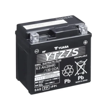 Bateria Yuasa YTZ7S AGM 6.3Ah