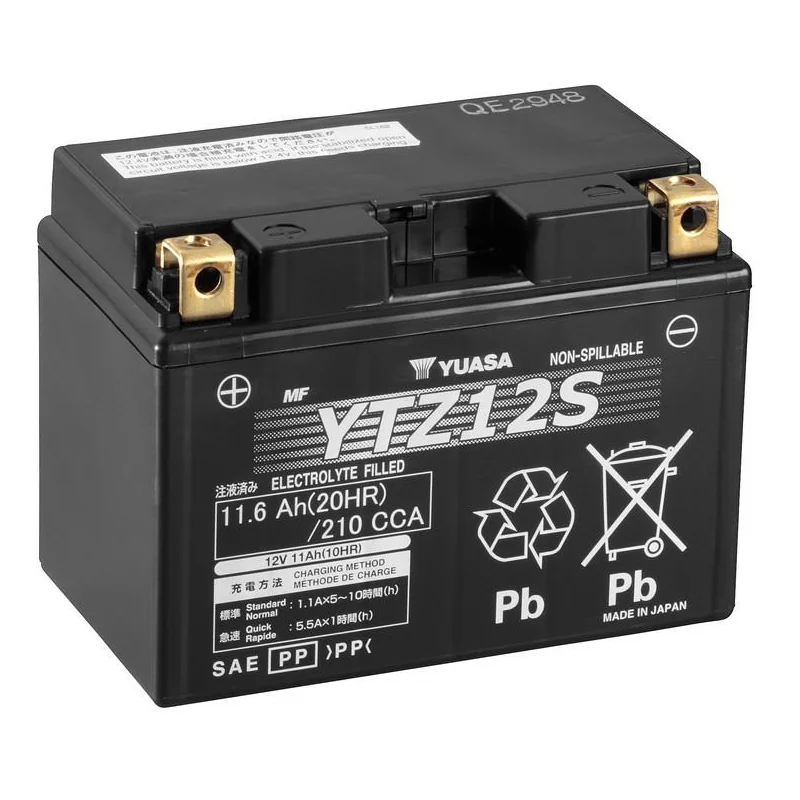 Bateria Yuasa YTZ12S AGM 11.6Ah