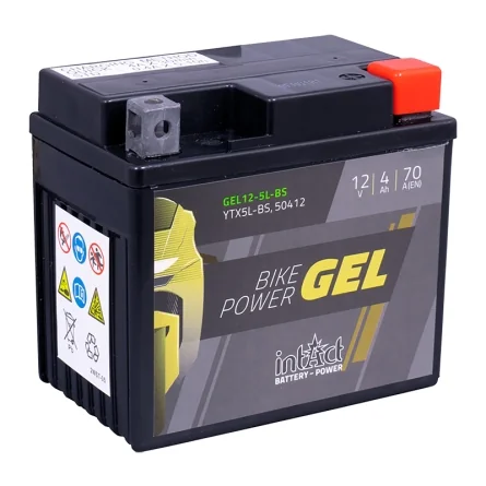 Bateria IntAct GEL CTX5L-BS 4Ah 70A