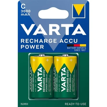 Pilhas Recarregáveis Varta C 3000 mAh
