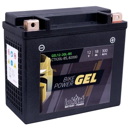 Bateria IntAct GEL CTX20L-BS 18Ah 300A