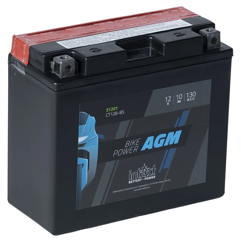 Bateria IntAct AGM CT12B-BS 10Ah 130A