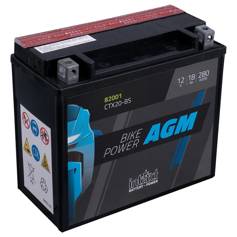Bateria IntAct AGM CTX20-BS 18Ah 280A