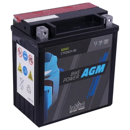 Bateria IntAct AGM CTX20CH-BS 18Ah 280A