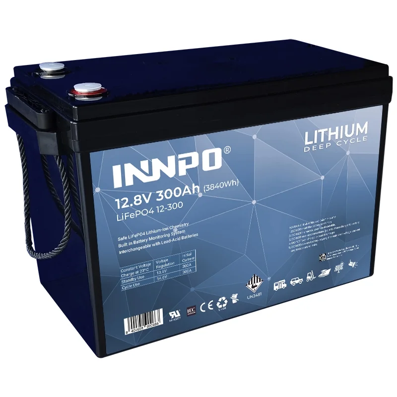 Bateria de lítio LiFePO4 12.8V 300Ah