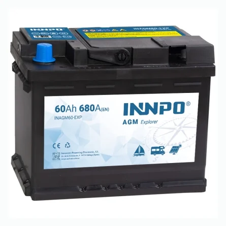 Bateria INNPO AGM 60Ah Explorer