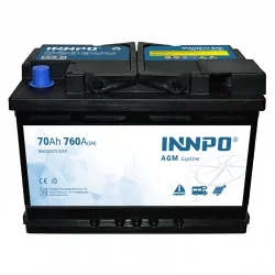 Bateria INNPO AGM 70Ah Explorer
