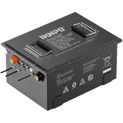 Bateria LiFePO4 51.2V 100Ah com carregador, ecrã LCD e Bluetooth |...
