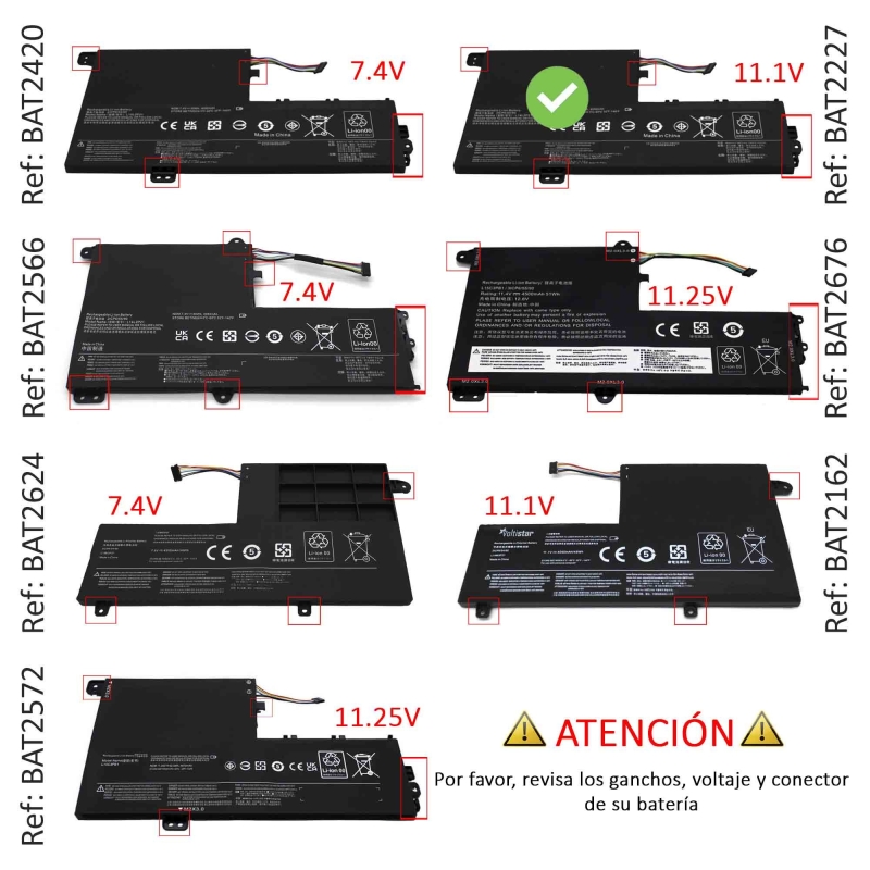 Bateria do portátil para LENOVO IDEAPAD 300S 310S-14ISK 500S-14ISK L14M2P21