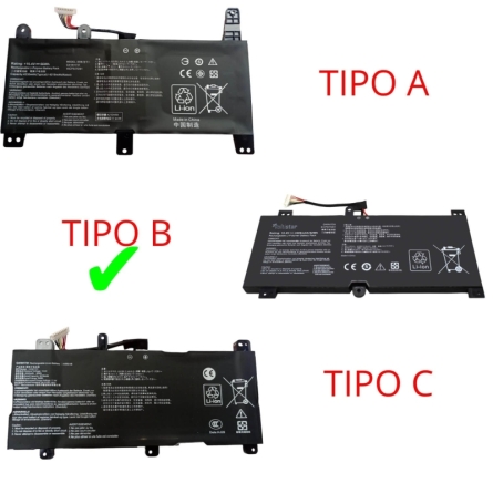 Bateria do portátil para ASUS ROG STRIX GL504G GL504GM GL504GS C41N1731