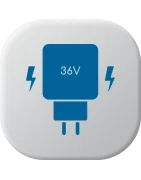 Alimentadores com saída de 36 volts.