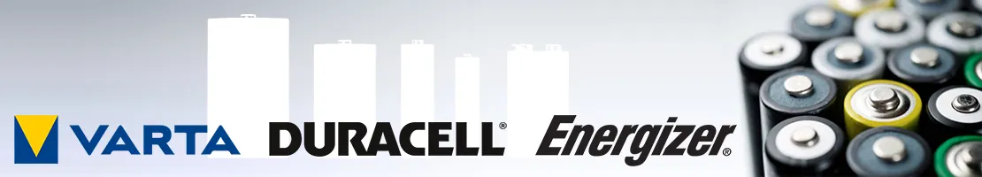 Alcalino, lítio, não recarregáveis